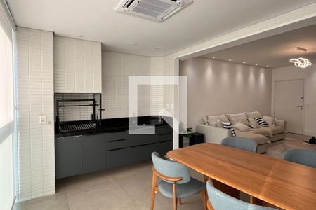 Varanda da Sala de apartamento para alugar com 2 quartos, 107m² em Pompéia, Santos