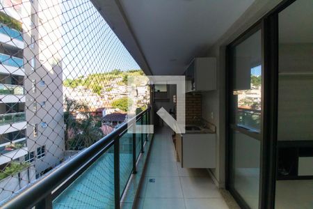 Varanda da Sala de apartamento à venda com 3 quartos, 119m² em Santa Rosa, Niterói