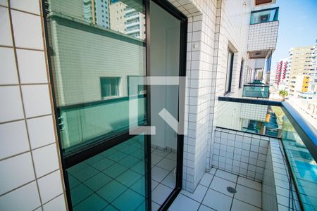 Varanda de apartamento para alugar com 1 quarto, 45m² em Canto do Forte, Praia Grande