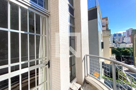 Varanda do Quarto 1 de apartamento à venda com 2 quartos, 70m² em Santo Antônio, Belo Horizonte
