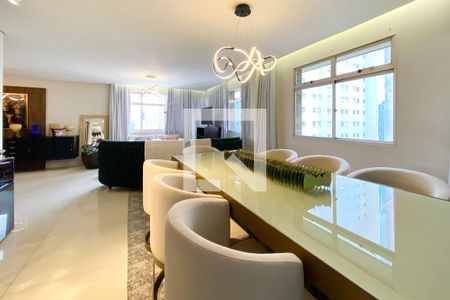 Sala de Jantar de apartamento à venda com 5 quartos, 340m² em Santo Antônio, Belo Horizonte