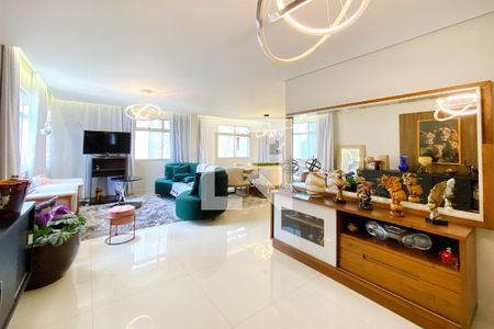 Sala de apartamento à venda com 5 quartos, 340m² em Santo Antônio, Belo Horizonte