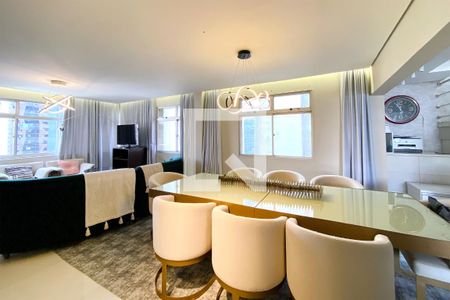 Sala de Jantar de apartamento à venda com 5 quartos, 340m² em Santo Antônio, Belo Horizonte