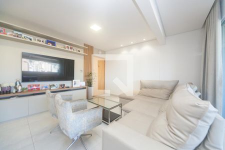 Sala de TV de apartamento à venda com 3 quartos, 180m² em Serra, Belo Horizonte