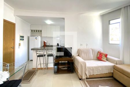 Sala de apartamento para alugar com 2 quartos, 52m² em Nova Vista, Belo Horizonte