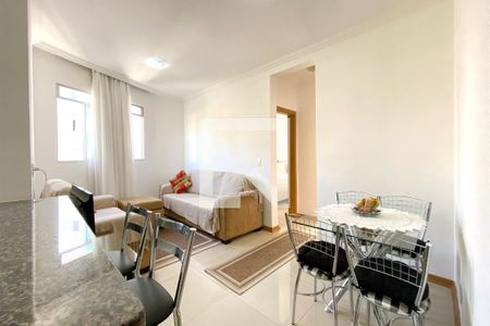 Sala de apartamento para alugar com 2 quartos, 52m² em Nova Vista, Belo Horizonte