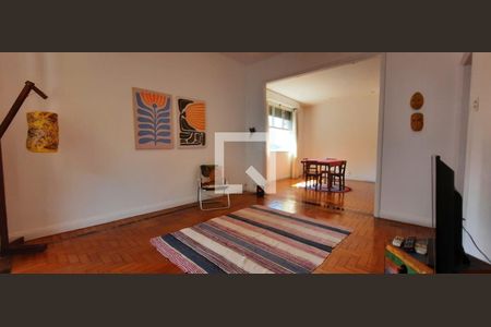Sala de apartamento para alugar com 2 quartos, 130m² em Cosme Velho, Rio de Janeiro
