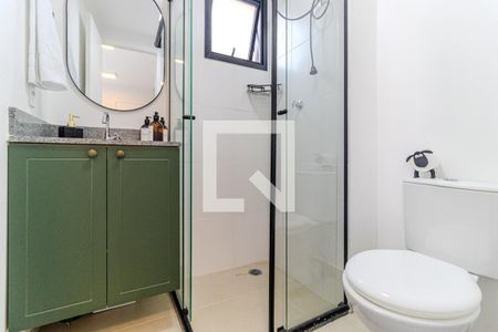 Banheiro de kitnet/studio para alugar com 1 quarto, 24m² em Campos Elíseos, São Paulo