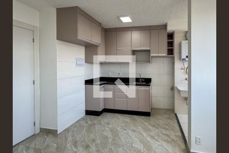 Sala/Cozinha de apartamento para alugar com 2 quartos, 37m² em Jardim, Santo André