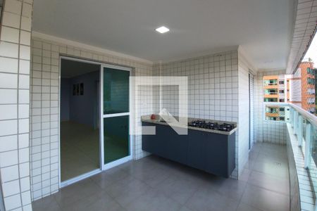 Sacada  de apartamento para alugar com 2 quartos, 82m² em Canto do Forte, Praia Grande
