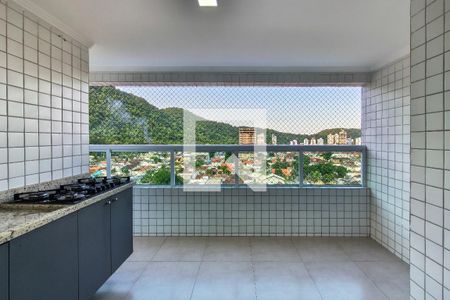 Sacada  de apartamento para alugar com 2 quartos, 82m² em Canto do Forte, Praia Grande