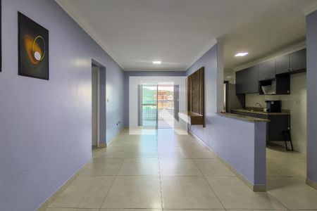 Sala de apartamento para alugar com 2 quartos, 82m² em Canto do Forte, Praia Grande