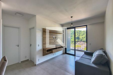 Sala de apartamento para alugar com 2 quartos, 82m² em Canto do Forte, Praia Grande