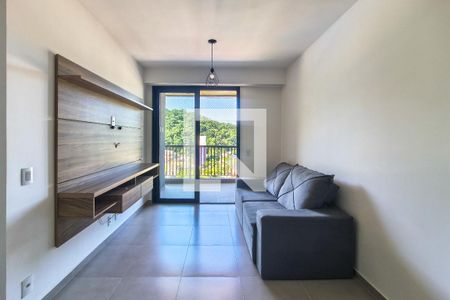 Sala de apartamento para alugar com 2 quartos, 82m² em Canto do Forte, Praia Grande