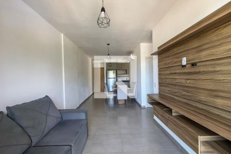 Sala  de apartamento para alugar com 2 quartos, 82m² em Canto do Forte, Praia Grande