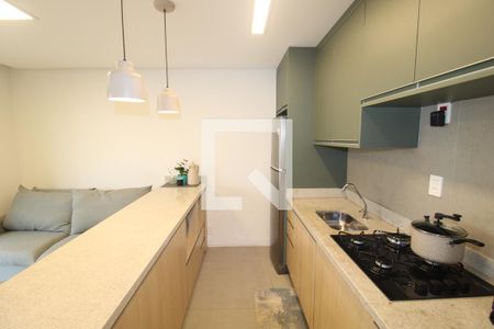 Sala / Cozinha de apartamento para alugar com 1 quarto, 36m² em Lauzane Paulista, São Paulo
