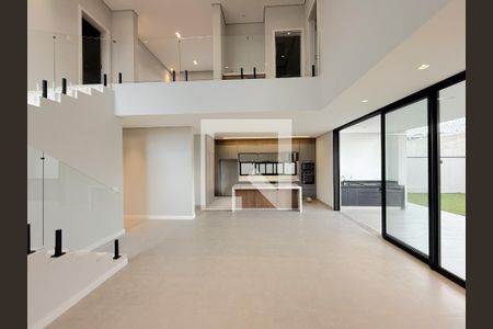 Sala/Cozinha de casa de condomínio à venda com 4 quartos, 425m² em Loteamento Residencial Arborais, Campinas