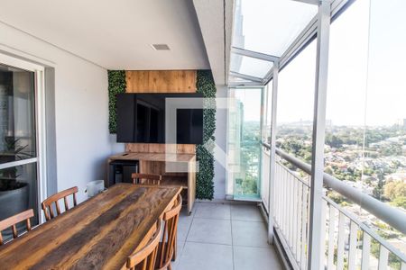 Varanda gourmet de apartamento para alugar com 3 quartos, 160m² em Empresarial 18 do Forte, Barueri
