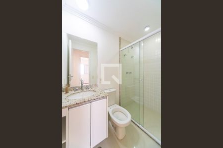 Banheiro Social de apartamento para alugar com 2 quartos, 63m² em Vila Assunção, Santo André