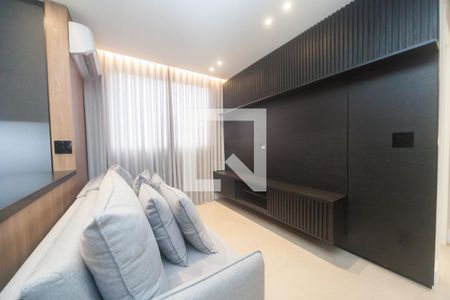 Sala de TV de apartamento para alugar com 1 quarto, 46m² em Buritis, Belo Horizonte