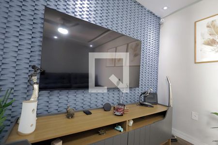 Sala de apartamento à venda com 2 quartos, 50m² em Jardim Alzira Franco, Santo André