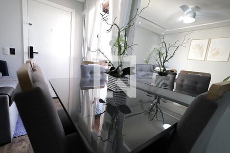 Sala de apartamento à venda com 2 quartos, 50m² em Jardim Alzira Franco, Santo André