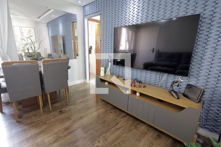 Sala de apartamento à venda com 2 quartos, 50m² em Jardim Alzira Franco, Santo André