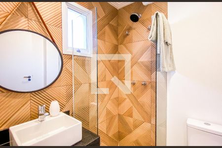 Banheiro da Suíte de apartamento à venda com 2 quartos, 47m² em Chácara Tatuapé, São Paulo