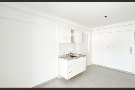 Sala /cozinha de apartamento à venda com 1 quarto, 34m² em Chácara Tatuapé, São Paulo