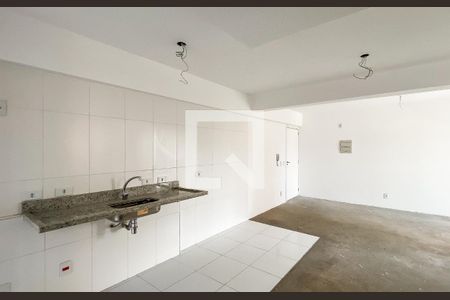 Sala/cozinha  de apartamento à venda com 1 quarto, 47m² em Chácara Tatuapé, São Paulo