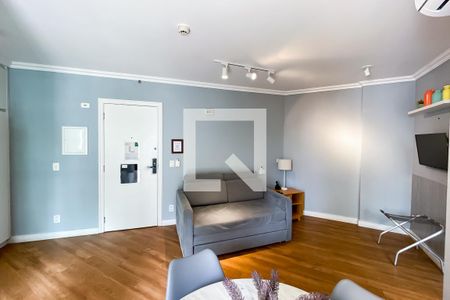 Sala / Cozinha de apartamento à venda com 1 quarto, 48m² em Consolação, São Paulo