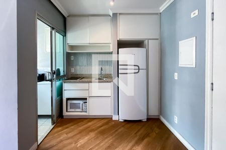 Sala / Cozinha de apartamento à venda com 1 quarto, 48m² em Consolação, São Paulo