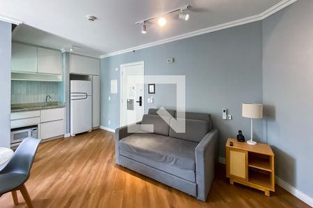 Sala / Cozinha de apartamento à venda com 1 quarto, 48m² em Consolação, São Paulo