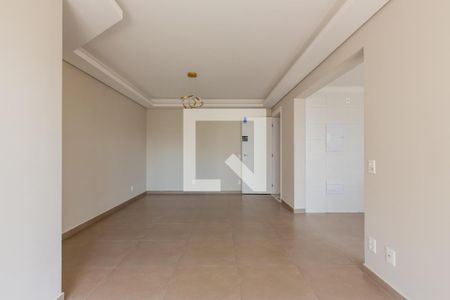Sala com iluminação moderna e piso de porcelanato. de apartamento à venda com 3 quartos, 88m² em Jardim Caboré, São Paulo
