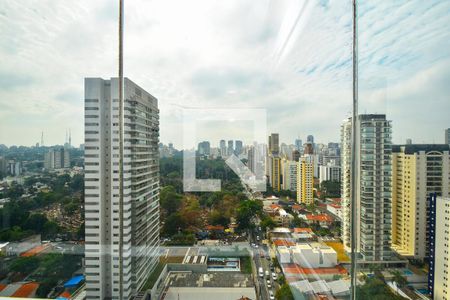 vista varanda sala e quarto de kitnet/studio à venda com 2 quartos, 85m² em Pinheiros, São Paulo