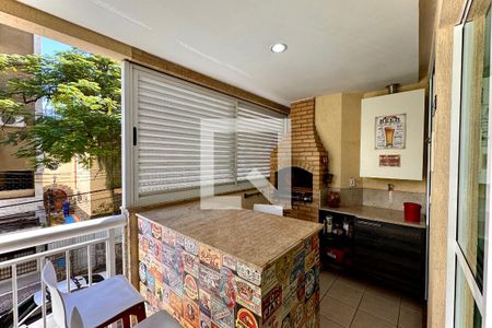Varanda da Sala/cozinha de apartamento à venda com 2 quartos, 117m² em Laranjeiras, Rio de Janeiro