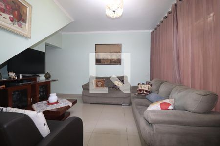 Sala de casa à venda com 2 quartos, 107m² em Vila Scarpelli, Santo André