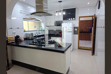 Cozinha de casa à venda com 3 quartos, 195m² em Jardim Ana Maria, Santo André