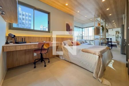 Sala/Quarto de apartamento para alugar com 1 quarto, 27m² em Vila Mariana, São Paulo