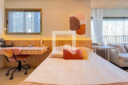 Sala/Quarto de apartamento para alugar com 1 quarto, 27m² em Vila Mariana, São Paulo