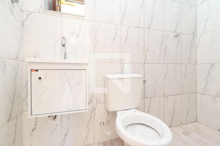 Banheiro da Suíte 1 de casa à venda com 2 quartos, 80m² em Vila Santa Cruz (zona Leste), São Paulo
