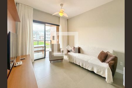 Sala de TV de apartamento para alugar com 2 quartos, 75m² em Ingleses do Rio Vermelho, Florianópolis