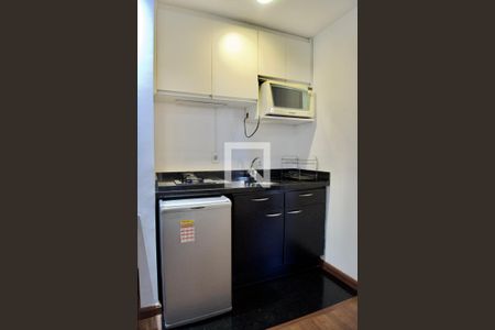 Sala e Cozinha de kitnet/studio à venda com 1 quarto, 40m² em Barro Preto, Belo Horizonte
