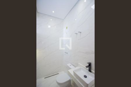 Banheiro da Suíte de casa à venda com 3 quartos, 70m² em Tropical, Contagem