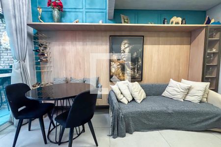 Sala de apartamento para alugar com 1 quarto, 50m² em Paraíso, São Paulo