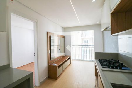 Sala / Cozinha de apartamento à venda com 1 quarto, 29m² em Jardim Caravelas, São Paulo