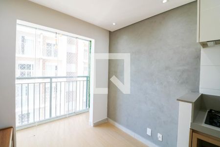Sala / Cozinha de apartamento à venda com 1 quarto, 29m² em Jardim Caravelas, São Paulo