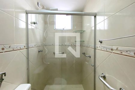 Banheiro da Suíte 1 de apartamento à venda com 3 quartos, 75m² em Ouro Preto, Belo Horizonte