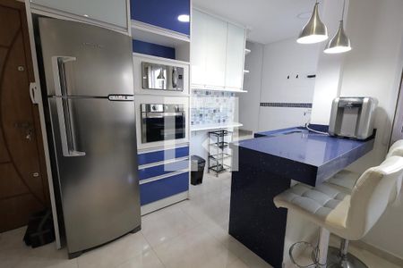 Cozinha de apartamento à venda com 2 quartos, 100m² em Vila Metalúrgica, Santo André