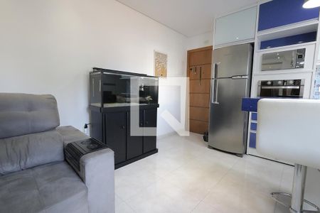 Sala de apartamento à venda com 2 quartos, 100m² em Vila Metalúrgica, Santo André
